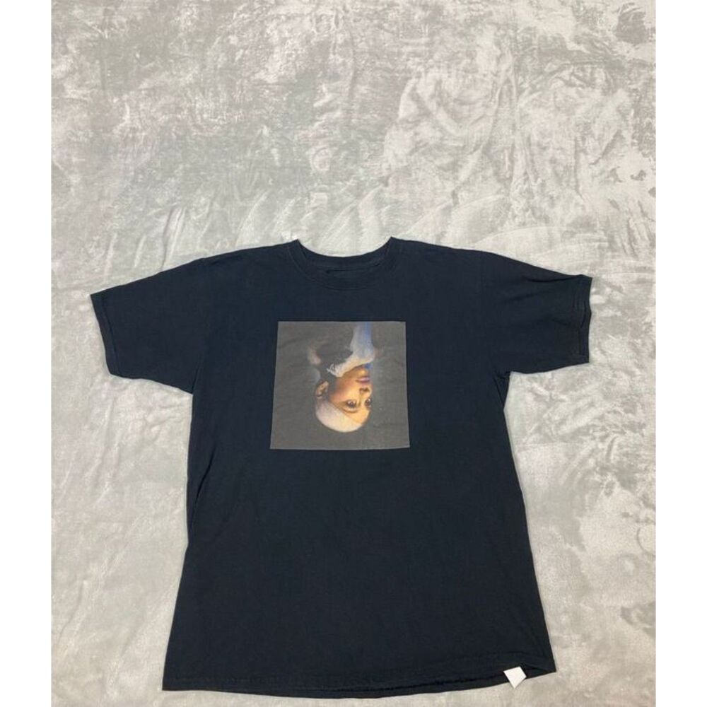 Ariana Grande Youth Sweetener World Tour Black T-Shirt Graphic Tee Size XL